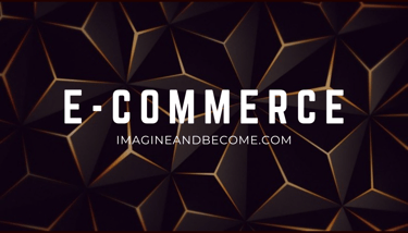 a black and gold e - commerce website