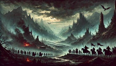 La compagnie noire se dirige vers le château noir