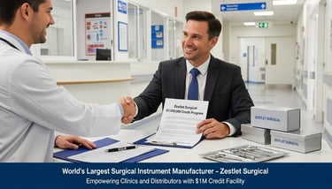 Zestlet Surgical Launches $1M Credit Program for Clinics and Distributors — Empowering Global Health
