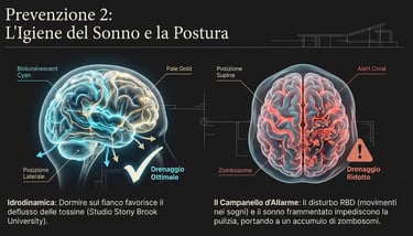 il sonno e la postura come possibile prevenzione