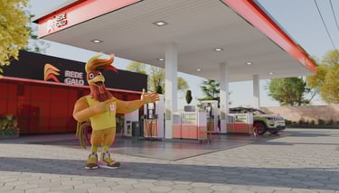 mascote 3D e personagem 3D