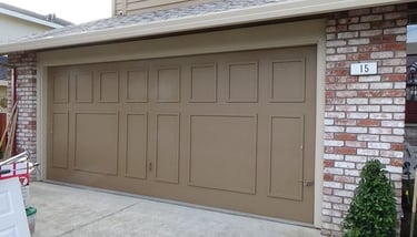 16x7 one piece garage door in Novato Ca.