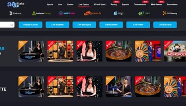 blackjack con crupier en vivo España