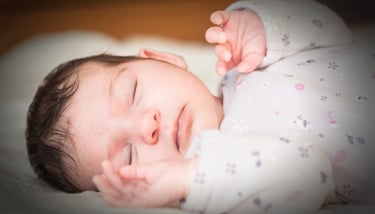 Portrait bébé en beaujolais