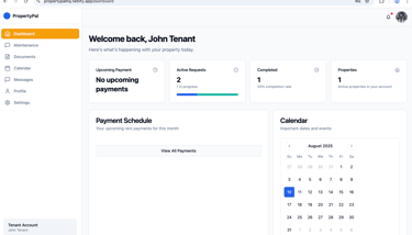 a calendar rent payment schedule