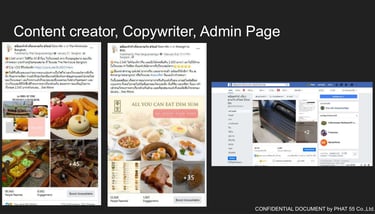 admin page, content writer, copywriter