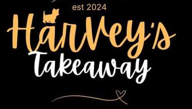 Harveys takeaway dundee logo