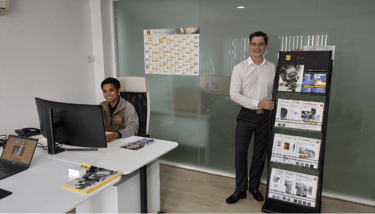 Andreas Kunze and Kasitorn Sowat
