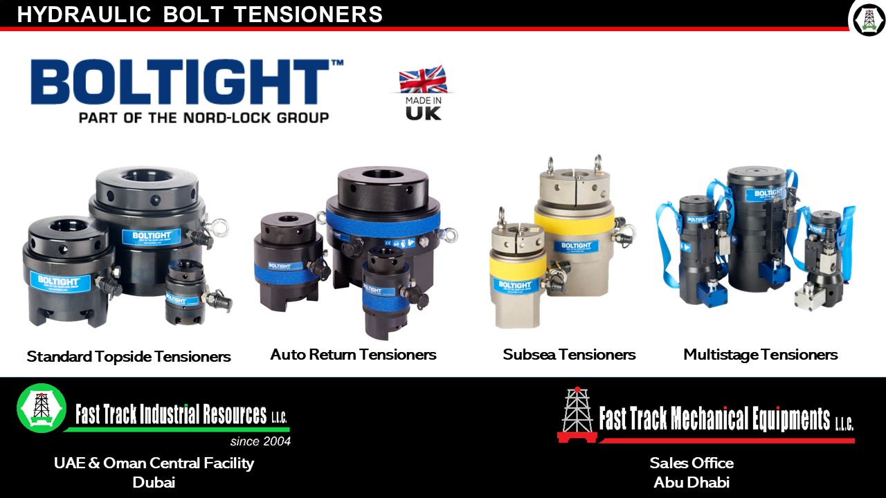 BOLTIGH BOLT TENSIONERS UAE | INFO@FASTTRACKINDUSTRIAL.COM