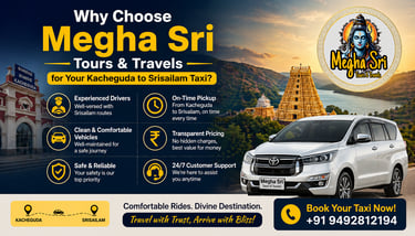 Kacheguda Railway Station to Srisailam Taxi Services