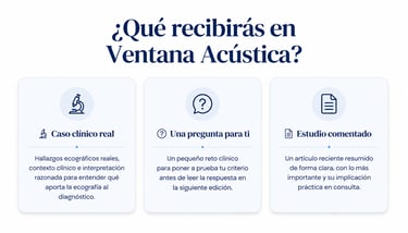 Contenidos de Ventana Acústica: caso real, pregunta y estudio comentado