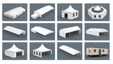 Event marquee tents & site caravans rental KSA generator water tank خيام أوروبية وكرفانات ومكاتب