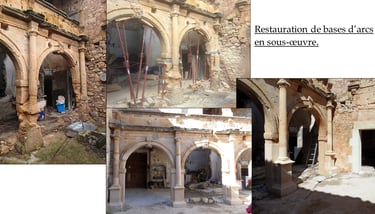 Restauration de bases d'arcs - Restauration - Pézenas - Hérault