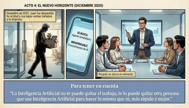 Acto 4 de la historia de Juan y Ricardo