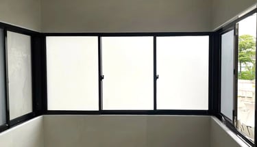 Frosted Film on the window