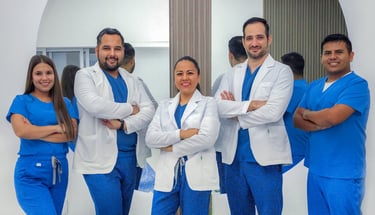 a group of doctors and nurses in scrubs