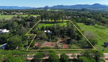 Zwei unmöblierte Häuser mit Garten und Altbaumbestand in Planta Urbana, Colonia Independenci