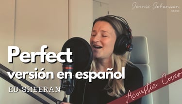 Jennie Johansson Music Youtube Cover Perfect Ed Sheeran