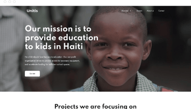 Création de site web d’aide humanitaire pour association, réalisation Monbonsite