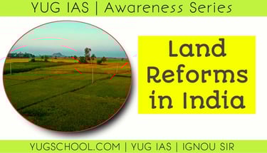 Land Reforms in India