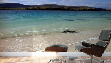 Photograph of Coral Beach Isle of Skye, sea, beach and landscape image 