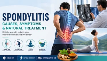 Woman practicing yoga for spondylitis pain relief and spinal flexibility improvement