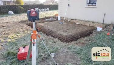 Étude de sols pour les fondations d'une extension : Tarn en occitanie