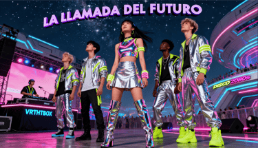 canción LA LLAMADA DEL FUTURO, disco dance, retro80. VRTHTBOX