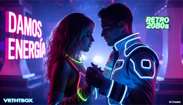 canción DAMOS ENERGÍA, Disco, dance, retro. VRTHTBOX music 80s