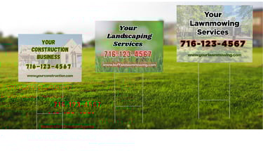 Yard Signs for Outdoor Advertising