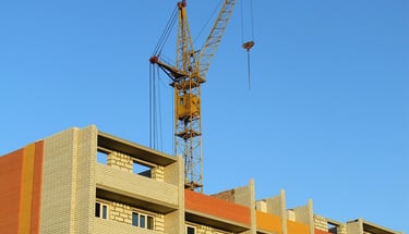 Construction of a block of flats in durban 