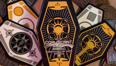 Coruscant Shift deck with Halcyon-inspired design from Hyperspace Props