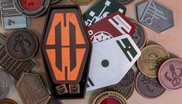 Corellian Spike deck with Solo-inspired design from Hyperspace Props