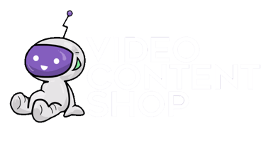 Video Content Shop logo – professional video editing services brand