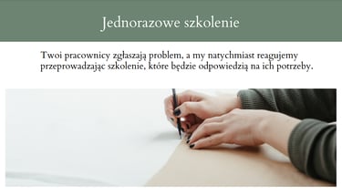 jednorazowe szkolenie dotyczące zdrowia psychicznego pracowników