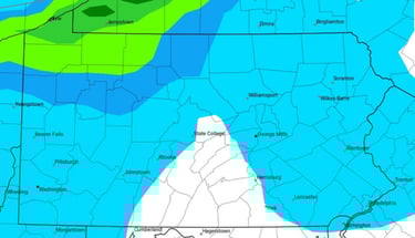Snow Forecast map