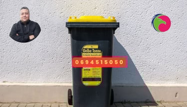 Poubelle maison Maroc