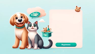 "Image promotionnelle pour Rover avec un chien heureux." ROVERCODE PROMO codepromosanspubs.com chat