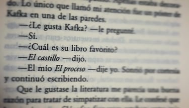 guion largo en diálogo