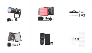 Video and Photo Lighting Kit 