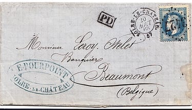 Letter from SOLRE LE CHATEAU to BEAUMONT.