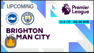 a banner with a picture of a soccer player