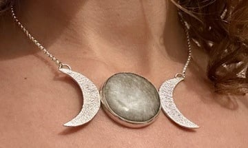 Pendentif Triple Lune