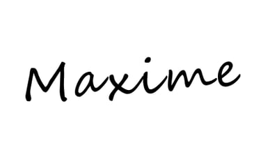 Signature Manuscrite Maxime
