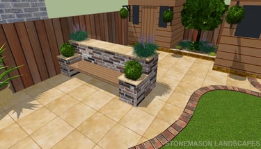 Garden Design 3D Model Romford - Hornchurch - Brentwood - Upminster