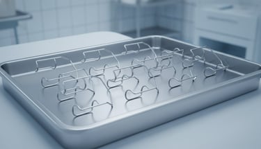 A high-resolution close-up of a Surgical Barraquer Wire Eyelid Speculum made from polished stainless