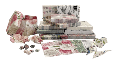 Tovaglioli di carta Tassotti con fantasie decorative