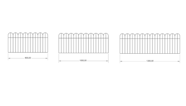 circular design urban space bench size and options