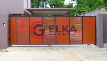 Kayar bahçe kapısı , otomatik bahçe kapısı, motorlu bahçe kapısı.