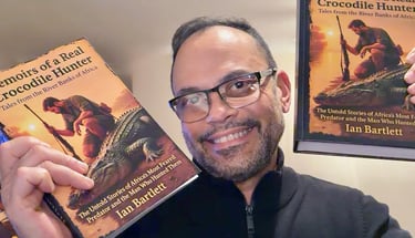 Ian Bartlett Professional Crocodile Hunter and author of Memoirs of a Real Crocodile Hnter